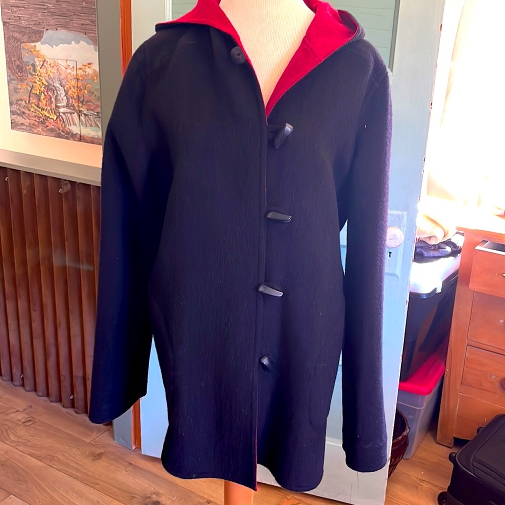 Reversible Wool Sweater Jacket - Picture 3 of 10